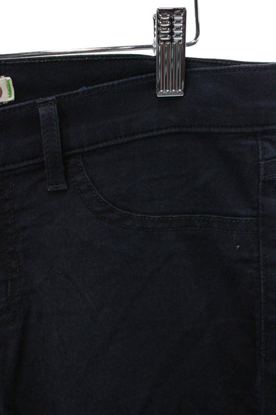 J Brand Womens Skinny Jeans Dark Blue Mid Rise 27 Inseam Size 28