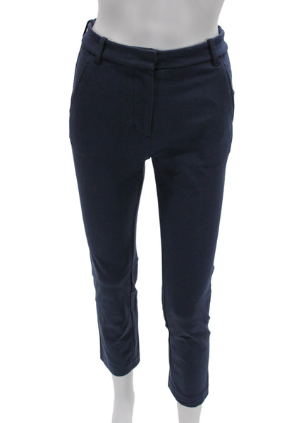 3.1 Phillip Lim Women Ankle Cropped Dress Pants Dark Blue Size 0