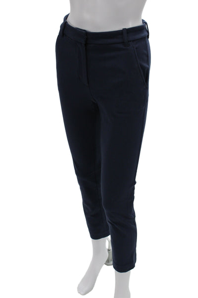 3.1 Phillip Lim Women Ankle Cropped Dress Pants Dark Blue Size 0