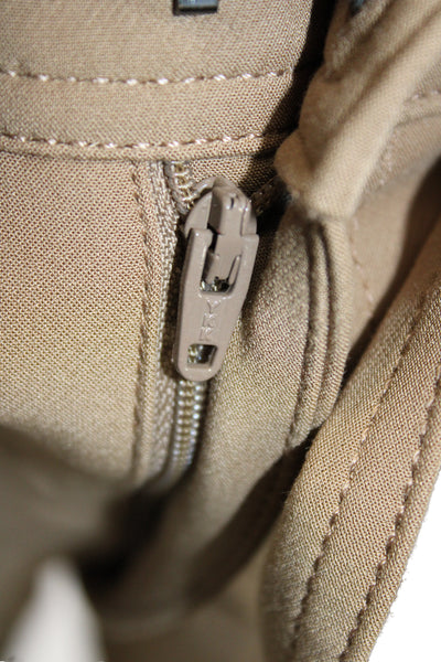 Banana Republic Unisex Cargo Cropped Pants Tan Buckle Inseam 26 Size 0