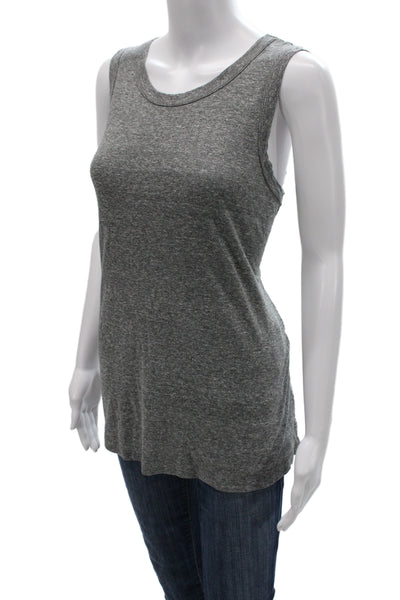 Current/Elliott Women Basic Gray Crew Neck Tank Size 3
