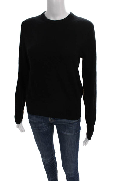 Everlane Unisex Pullover Sweater Black 100% Cotton Long Sleeve Size XS