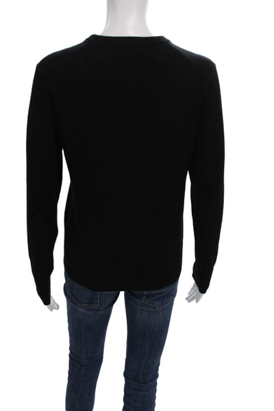 Everlane Unisex Pullover Sweater Black 100% Cotton Long Sleeve Size XS