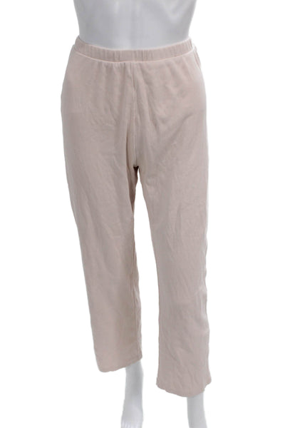 MNG Womens Beige Cotton Blend Sweatpants Size S