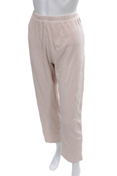 MNG Womens Beige Cotton Blend Sweatpants Size S