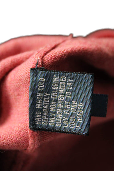 Polo Ralph Lauren Mens Red Pima Cotton V-Neck Pullover Sweater Size S