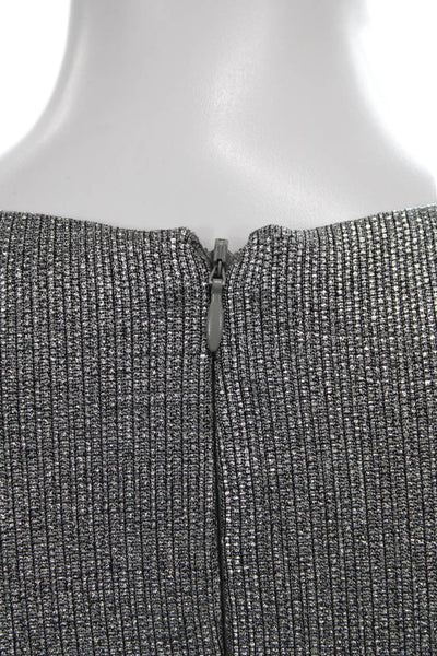 Lauren Ralph Lauren Women Maxi Sheath Dress Gray Sleeveless Size 2