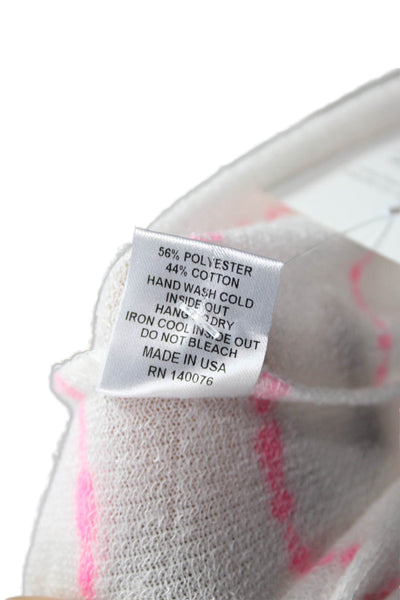 Generation Love Women Basic Jersey Long Sleeve Crew Neck White T-Shirt Size XS