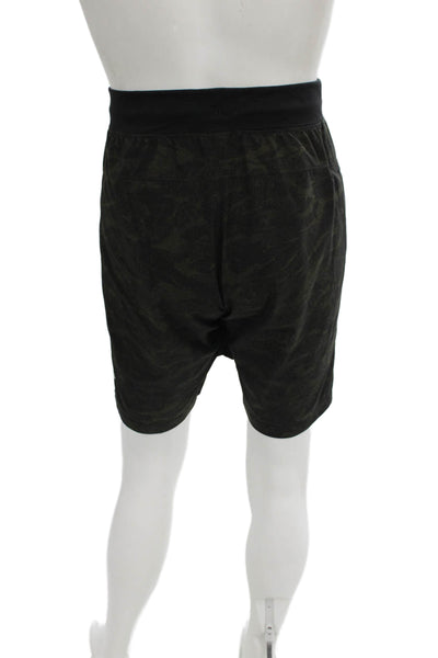 Lululemon Mens Black Camo Sweat Shorts Size 2XL