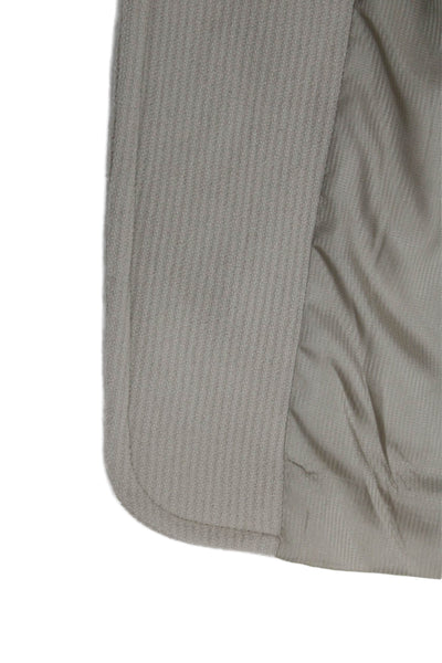 Bachrach Mens Beige Striped Wool Cashmere Blazer Size 40