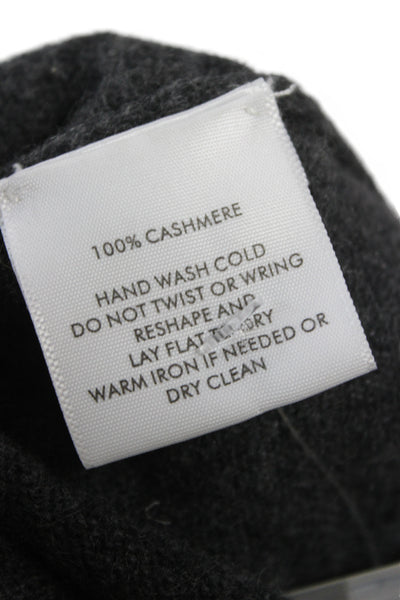 White + Warren Women Dark Gray Cashmere Turtleneck Pullover Sweater Size XS