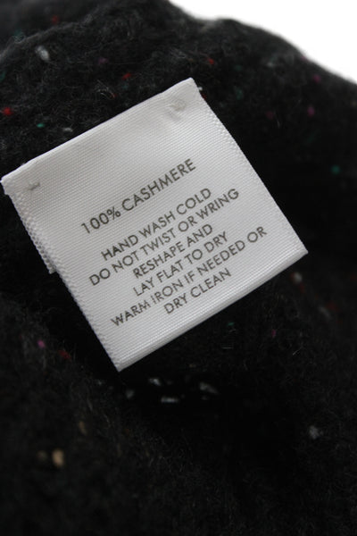 White + Warren Unisex Dark Gray Cashmere Cardigan Long Sleeve Size XS