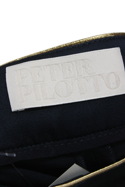 PETER PILOTTO Women Dress Pants Dark Blue Hook & Eye Size 2