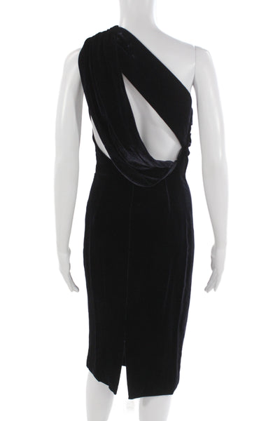 Cushnie Et Ochs Women Bodycon Sheath Dress Black Sleeveless Zip Size 0