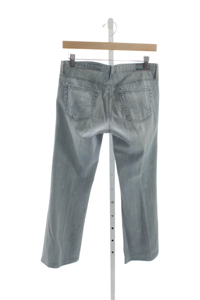 AG Adriano Goldschmied Womens Flared Light Blue Jeans Size 27