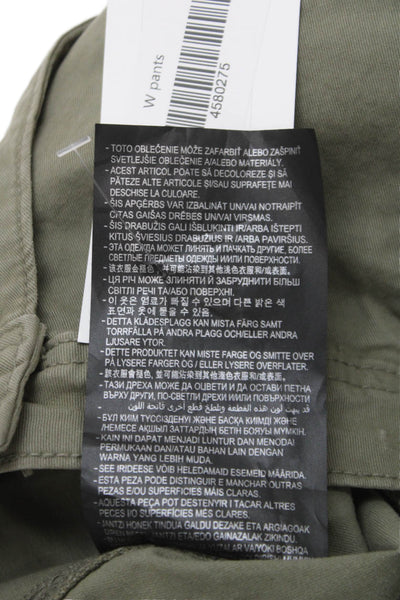 Zara Men Green Cargo Pants Cotton Blend Army Size 29