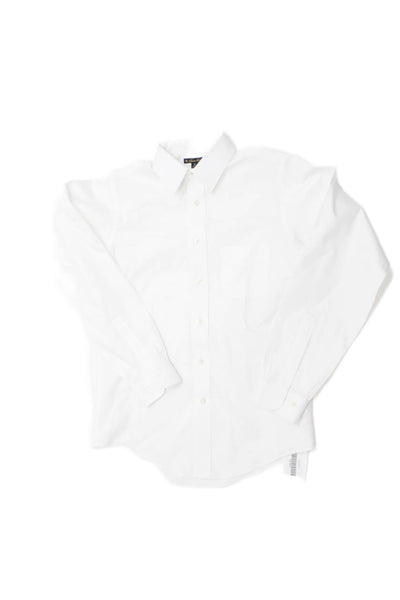Brooks Brothers Childrens Boys Button Down Dress Shirt White Cotton Size 16