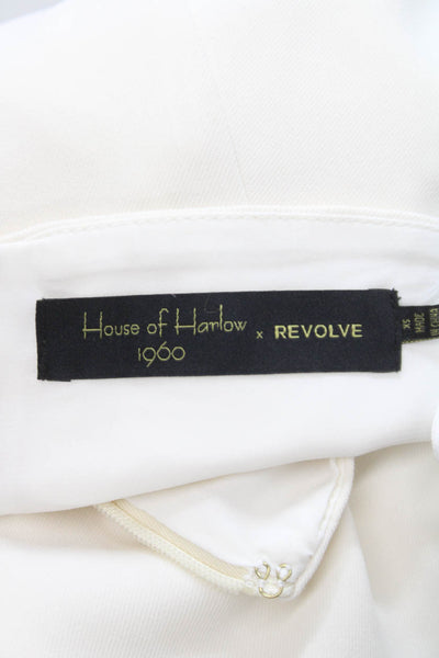 House of Harlow 1960 X Revolve Women White Sleeveless V-Neck Jumpsuit Size XS