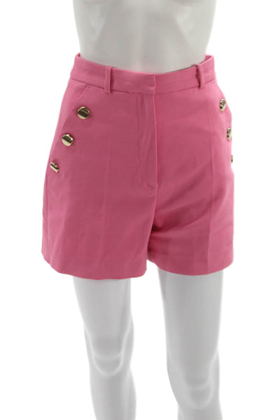 Zara Unisex Pink Solid Shorts Size XS