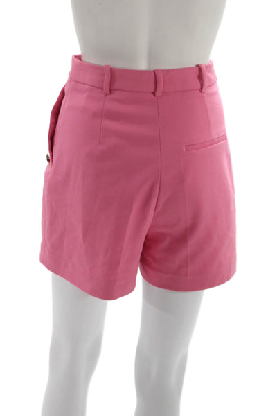 Zara Unisex Pink Solid Shorts Size XS