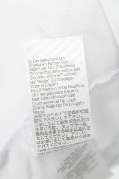 Madewell Women Basic Sleeveless Cotton Crew Neck Tank White Size L