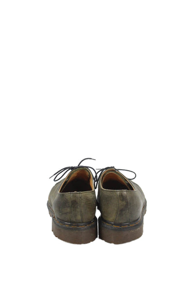 Dr. Martens Mens Leather Lace Up Oxford Shoes Textured Brown Size 8