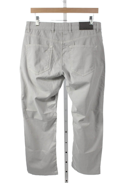 Peter Millar Mens Chinos Gray Tencel Cotton Stretch Size 32