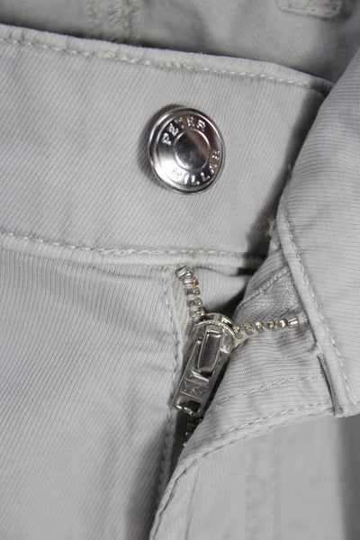 Peter Millar Mens Chinos Gray Tencel Cotton Stretch Size 32
