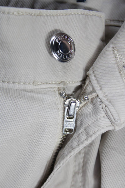 Peter Millar Mens Chino Beige Button Tencel Cotton Size 32