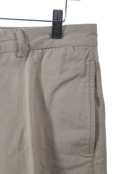 Brunello Cucinelli Mens Chino Pants Beige 100% Cotton Button Size 32