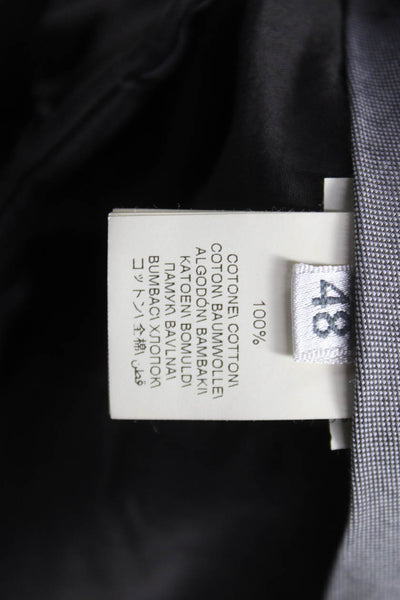 Brunello Cucinelli Mens Chino Dress Pants Black Cotton Size 48