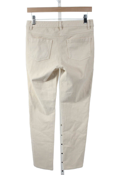 J. Mclaughlin Womens Ankle Chino Pants Beige Petite Size 2