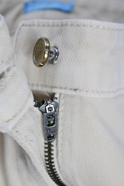 J. Mclaughlin Womens Ankle Chino Pants Beige Petite Size 2