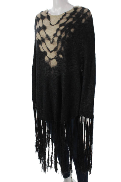 Young Fabulous & Broke Unisex Bohemian Black Crew Neck Sweater Size S