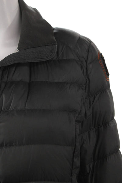 Parajumpers Womens Puffer Jacket Black Zip Long Sleeve Polyamide Size S