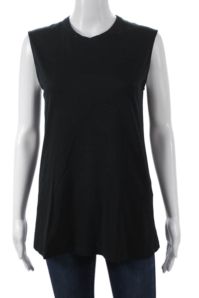 Joseph Womens Basic Jersey Tank Black Cotton Size M