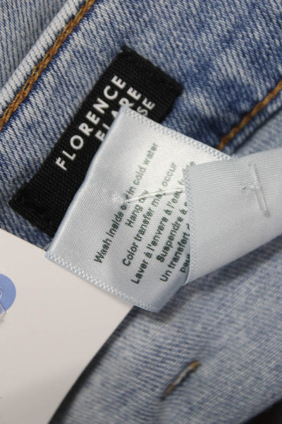 Veronica Beard Womens Flared Jeans Light Blue High Rise Size 28
