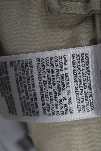 Mother Womens 90s Beige Mid Rise Jeans 31 Inseam Cotton Blend Size 26