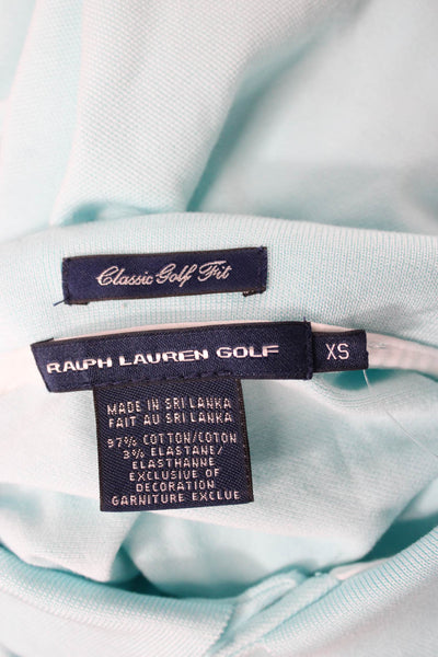 Ralph Lauren Golf Womens Sleeveless Collared Polo Light Blue Size XS