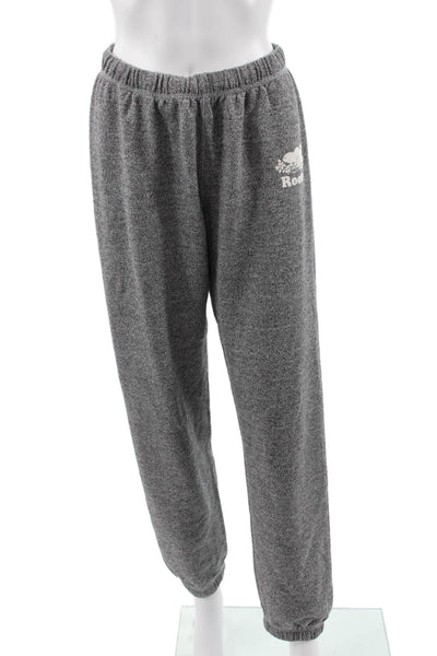 Roots Unisex Sweatpants Gray 55% Cotton 45% Polyester Size S
