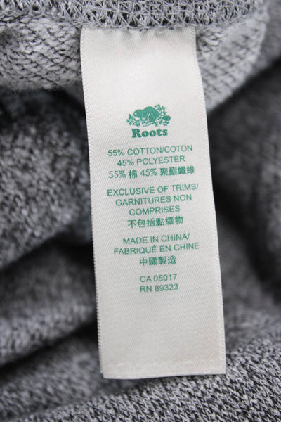 Roots Unisex Sweatpants Gray 55% Cotton 45% Polyester Size S
