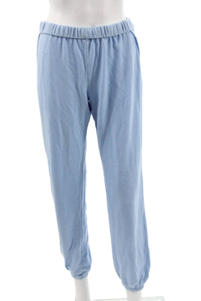 Jac Parker Unisex Joggers Light Blue Solid 90s Size S