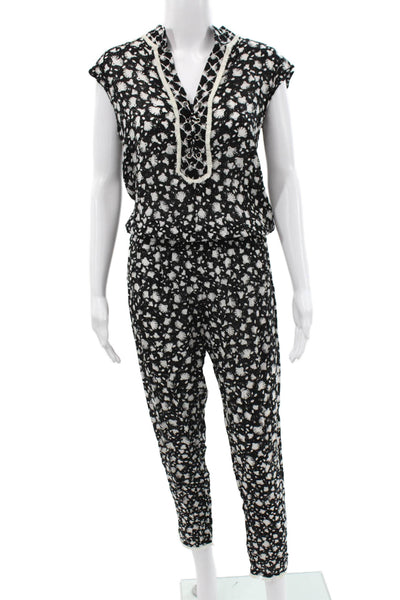 Poupette St. Barth Women Sleeveless Jumpsuit Black Size S