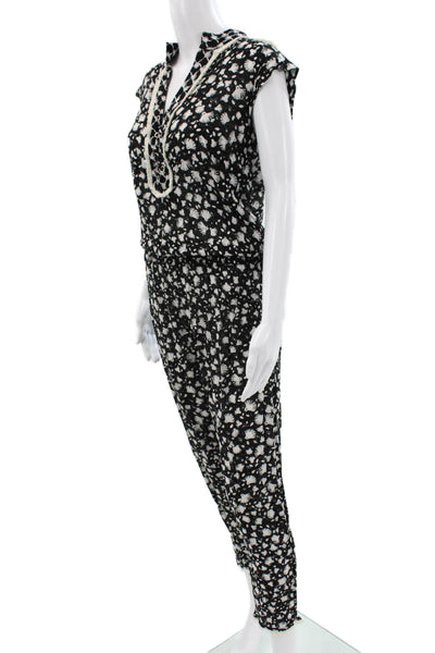 Poupette St. Barth Women Sleeveless Jumpsuit Black Size S