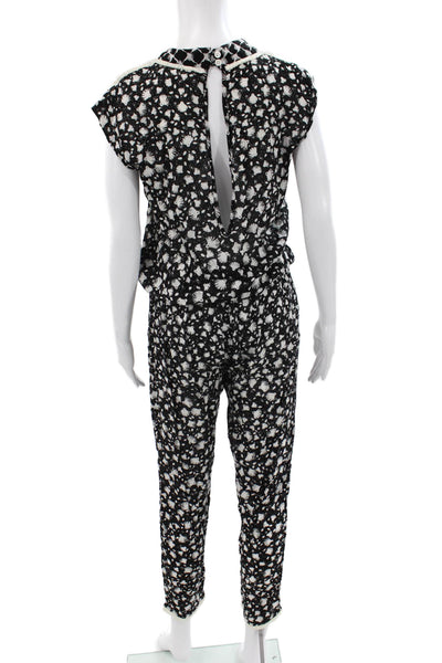 Poupette St. Barth Women Sleeveless Jumpsuit Black Size S