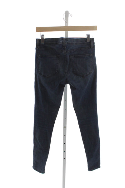 Frame Denim Womens Skinny Dark Blue Low Rise Jeans Size 26