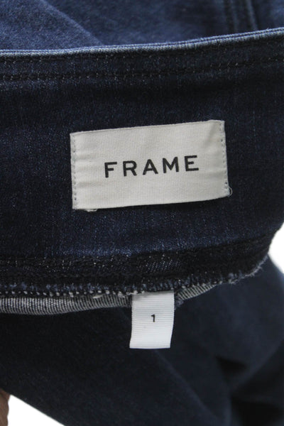Frame Womens Dark Blue Mid Rise Jegging Size 1