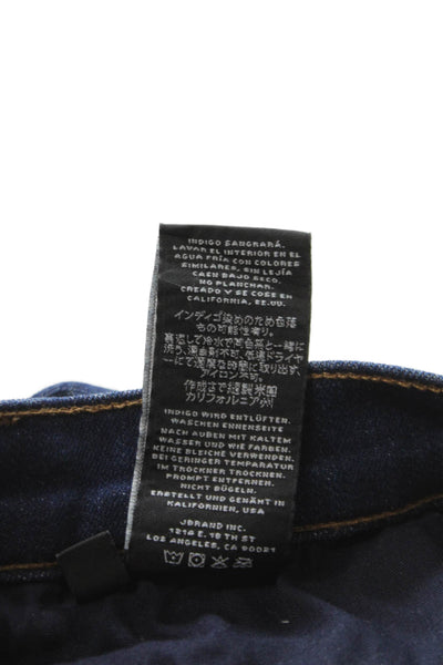 J Brand Womens Skinny Ankle High Rise Dark Blue Jeans Size 26
