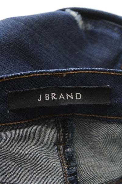 J Brand Womens Skinny Ankle High Rise Dark Blue Jeans Size 26