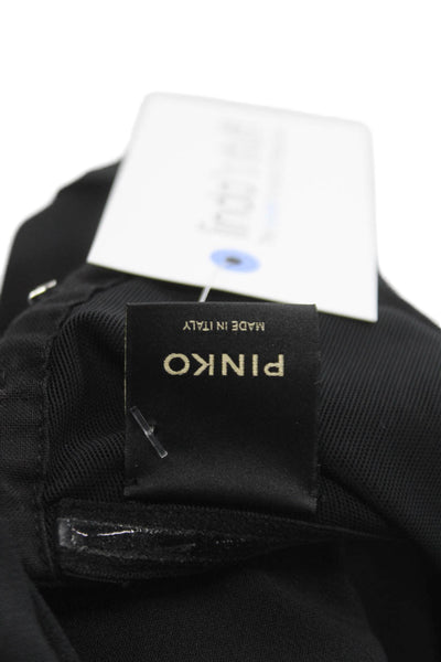 Pinko Womens Black Straight Pencil Skirt Size 42